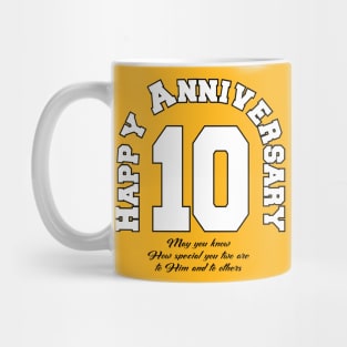 Happy anniversary 10 Mug